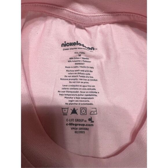 Nickelodeon ROCKO'S MODERN LIFE GRAPHIC PINK Tee Shirt Sz M NWOT - Picture 3 of 5